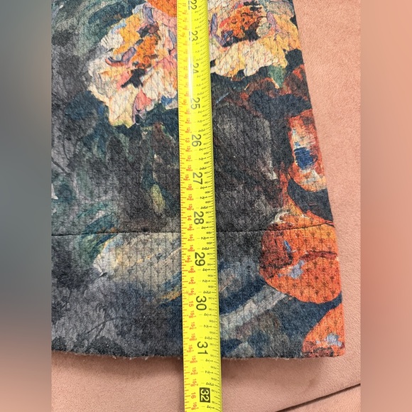 Anthropologie Eva Franco Simone Wide Leg Floral Pant pleated M - Picture 6 of 6